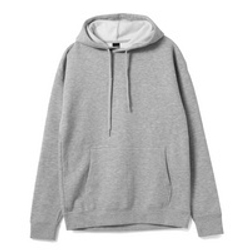 Толстовка с капюшоном Slam 320, серый меланж