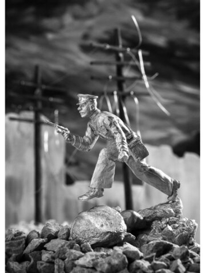 Оловянный солдатик Моряк (офицер), 1941-45 г. г.