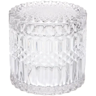 Сахарница стеклянная 500мл «Сладкая мечта» плоская крышка