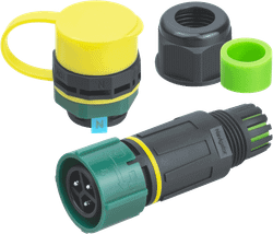 Коннектор Navigator 95 831 NTB-I03-3P-SLP-IP68 I-образный 3PIN