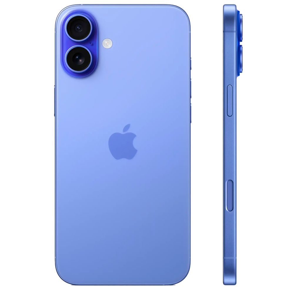 Смартфон Apple iPhone 16 Plus 128GB eSIM, Ultramarine (Фиолетовый)