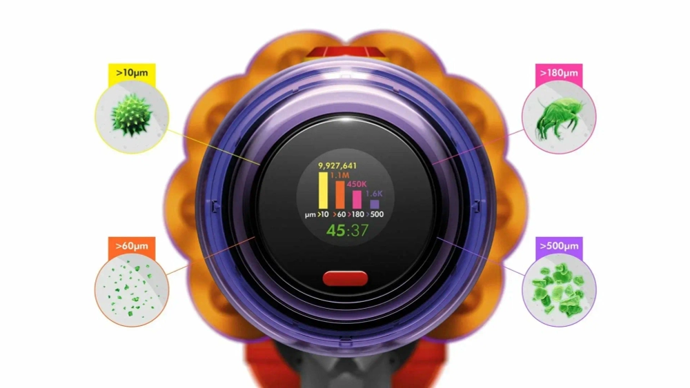 Пылесос Dyson V12 Detect Slim Absolute SV46, никель/золото (Nickel/Gold)