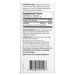 Enzymedica Magnesium Mind 60 capsules , Магний