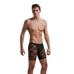 Мужские трусы-боксеры с кружевным вставками Doreanse Black Lace (Размер: M) (Цвет: черный)