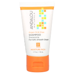 Andalou Naturals, шампунь, аргановое масло и ши, 50 мл (1,7 жидк. унции)