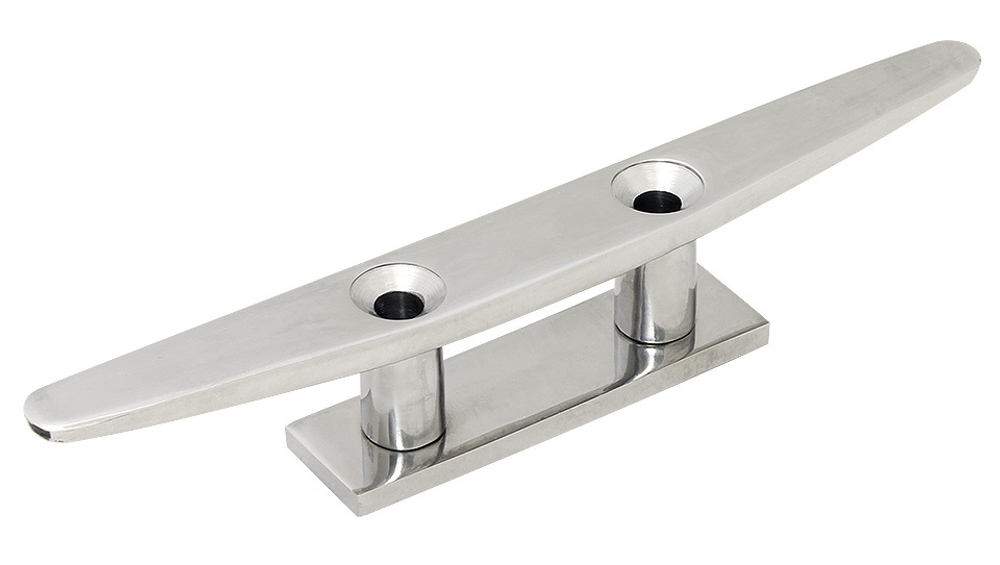 Утка швартовная серповидная, сквозной крепеж, 200 мм (10236588)