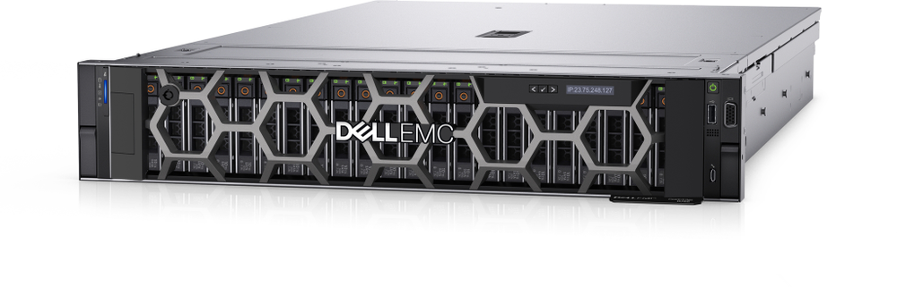 Стоечный сервер - Dell PowerEdge R750 G15, 2U, 8x 2.5“, 2x Xeon[5317] 12 Cores, 512Gb, 210-AYCG