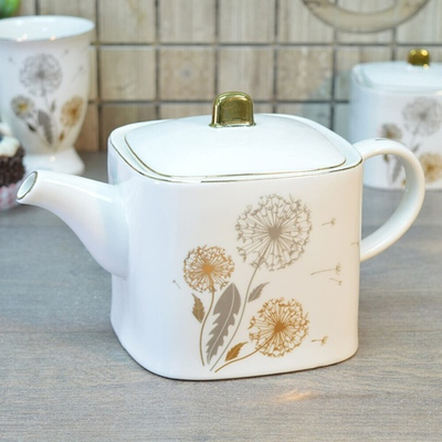 Чайник заварочный 1л "Одуванчики" квадрат (00113497)