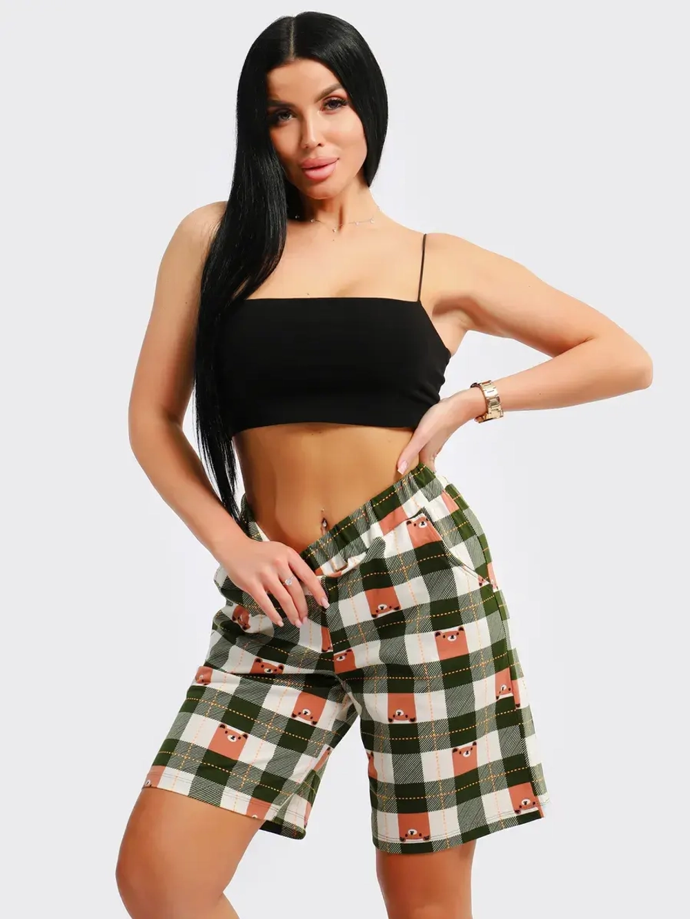 Шорты женские большие размеры