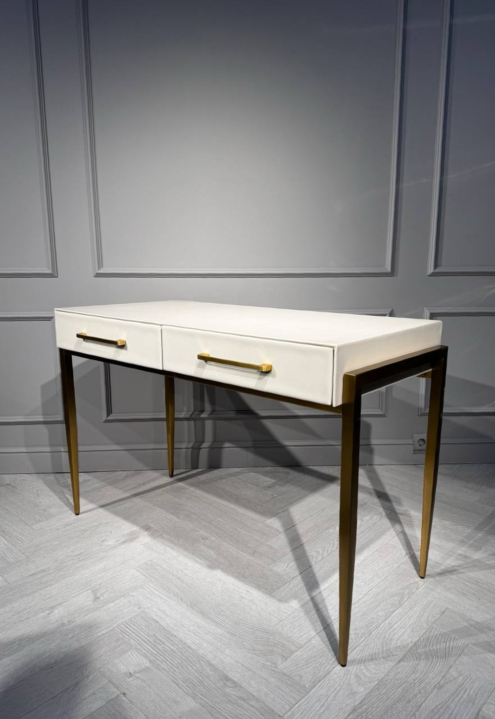 Стол-консоль Ist Casa Роззи с 2-мя ящиками, 120х55х78 см, бежевый