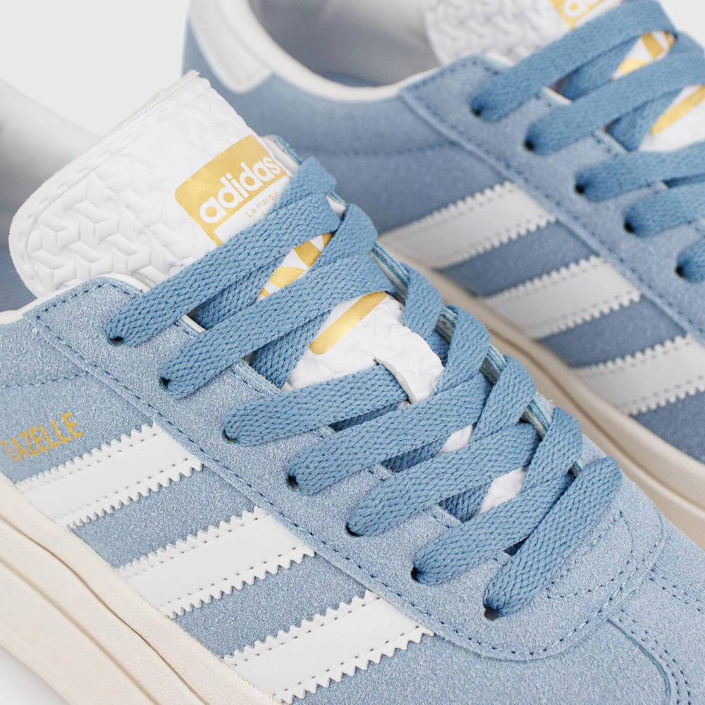 Кроссовки Adidas Gazelle Bold Sky Blue / White Wmns