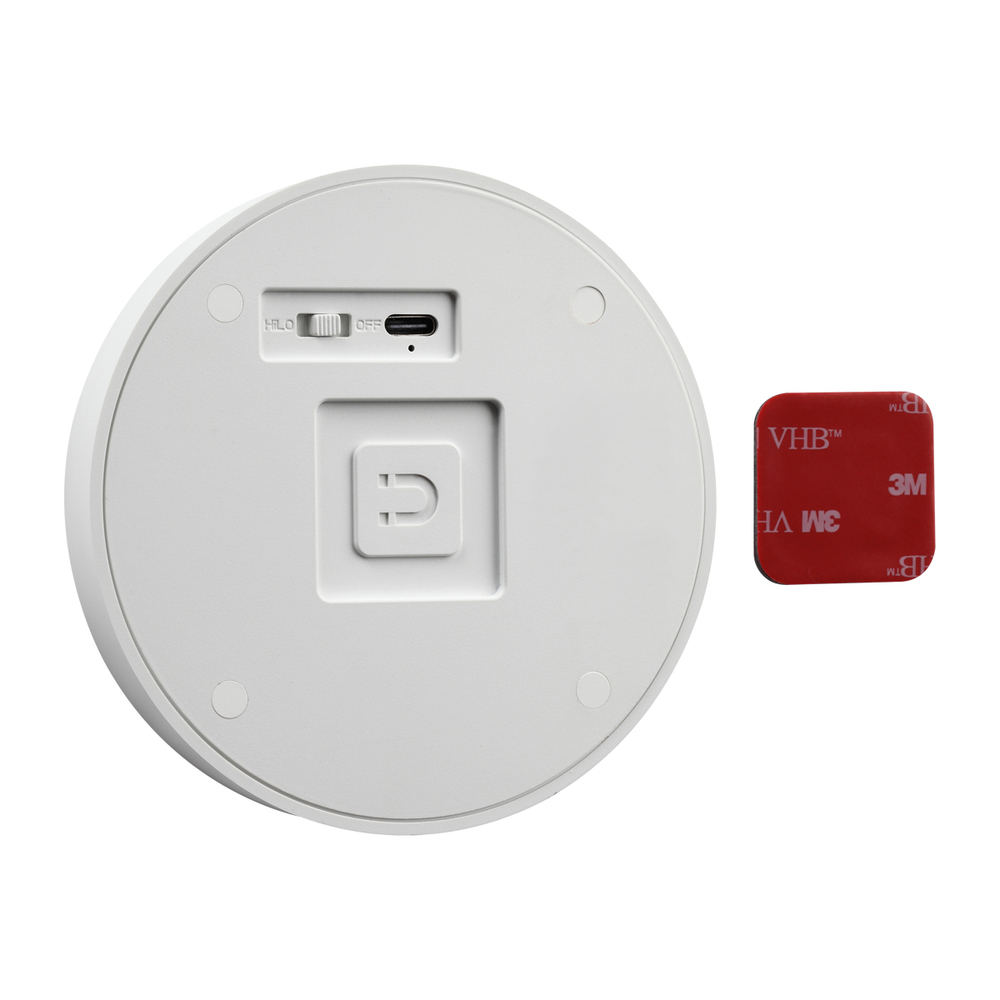 359707 OVER NT25 434 белый Светильник накладной сенсорный для лестниц IP20 LED 0.4W 3000К 1000mAh Li-ion, 5V VESPERA