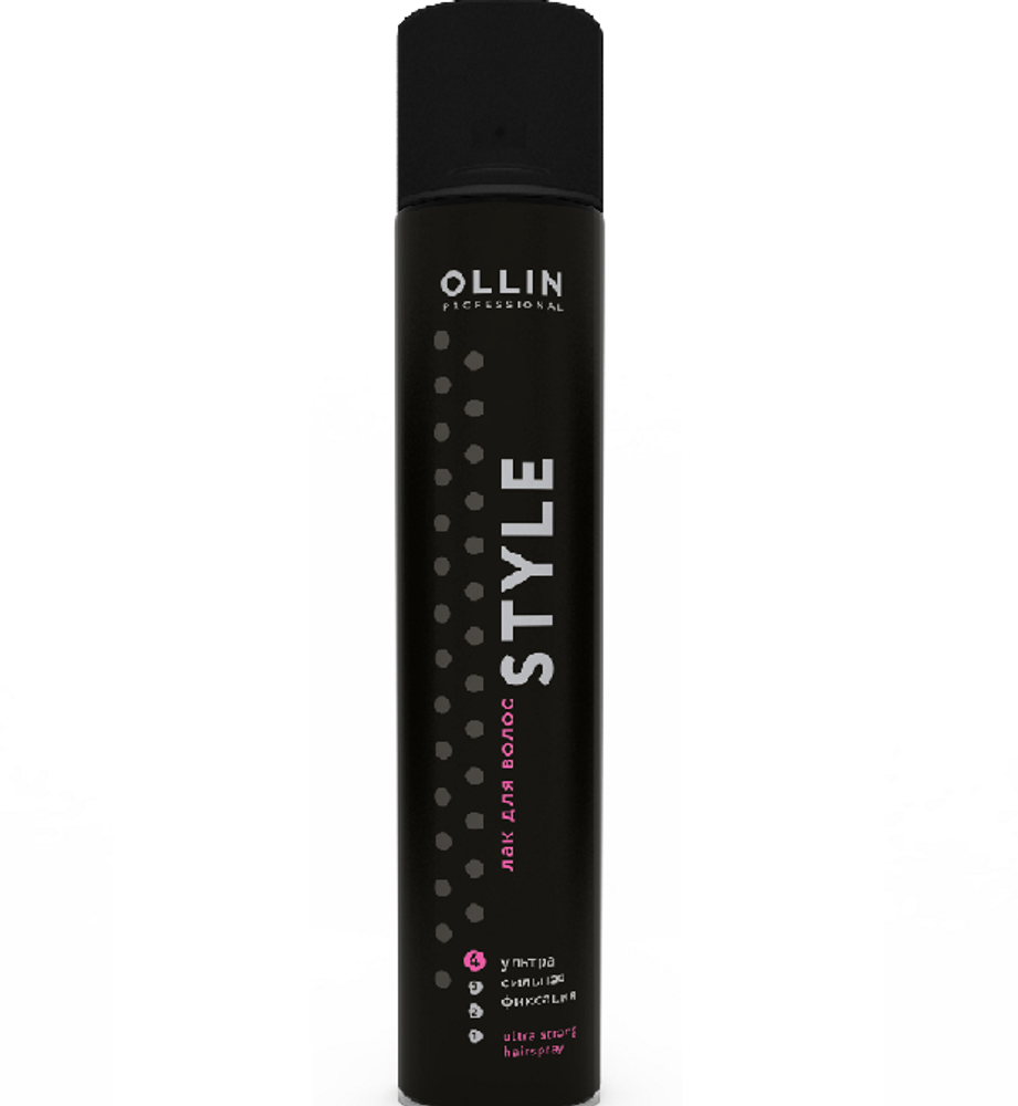 Лак для волос ультрасильной фиксации Ollin 50 ml.