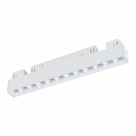 ST361.536.12 Магнитный трековый светильник белый LED 1*12W 3000K 1 009Lm Ra>80 36° IP20 L222xW22xH44 СКАЙЛАЙН 48V