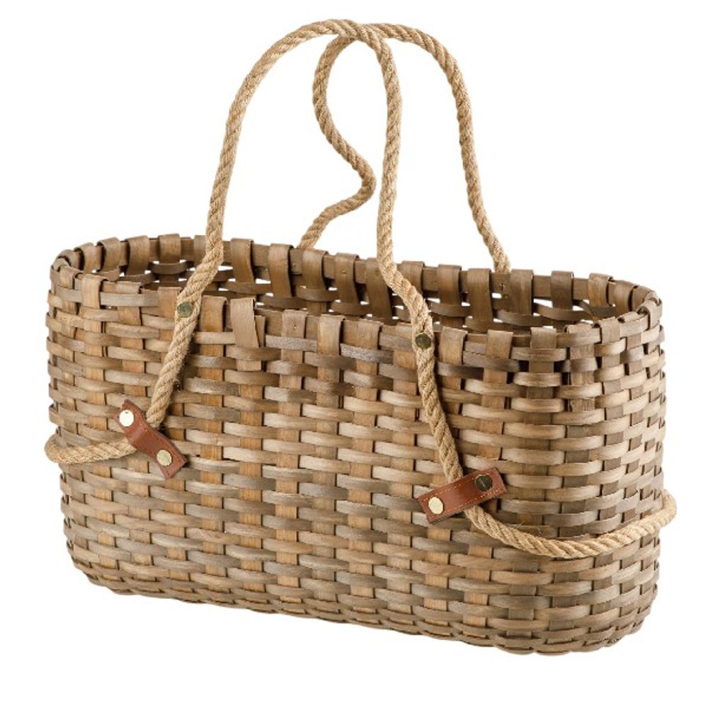 Корзина плетеная (дерево) 40x16,5xН20см (Коричневый)