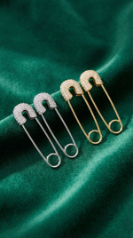 Серьги булавка