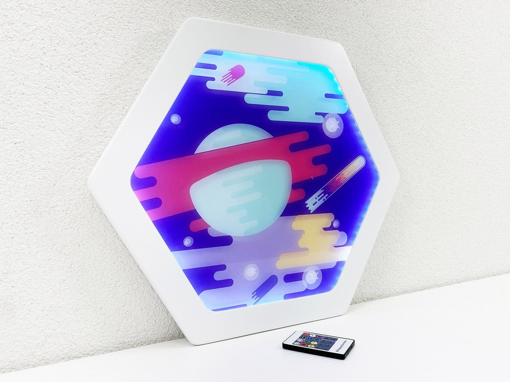 Декоративная тактильная панель с подсветкой