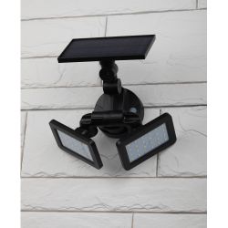 ERAFS020-41 ЭРА Фасадный светильник с двумя световыми панелями на солнечной батарее,2х24LED,180lm