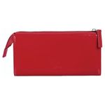 Портмоне женское BEFLER "Изящная кошка", 190х105 мм, натуральная кожа, молния, тиснение, красное, PJ.157.-1