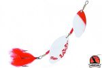 Блесна вращ. Mepps TANDEM PIKE, Red/White/SILVER (блистер)
