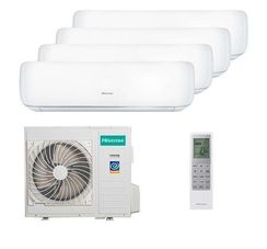 Мультисплит система на 4 комнаты Hisense AMS-09UW4RVETG00 x 4 / AMW4-27U4RJC