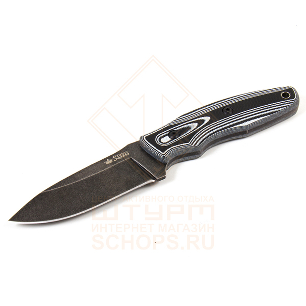 Нож Kizlyar Supreme Urban AUS-8 G10, Black/Tacwash