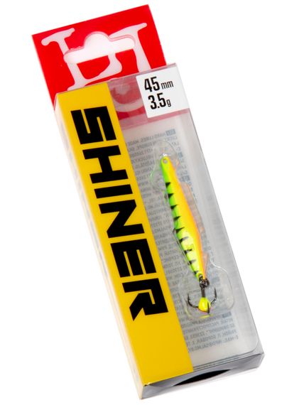 Блесна вертикальная зимняя Lucky John SHINER 45мм Tiger блистер