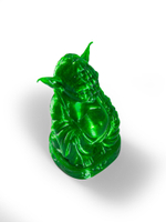 Статуэтка шуточная декоративная для интерьера Будда Йода (Buddha Yoda), 3D печать, 11 см.