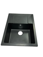 МОЙКА QR8 (ПРЯМОУГОЛЬНАЯ, ЧЕРНЫЙ (АНТРАЦИТ), 60-69)