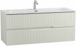Тумба с раковиной Cezares DUET-N 120 DUET-N-1200-2C-SO-AS-P альпака брашированная