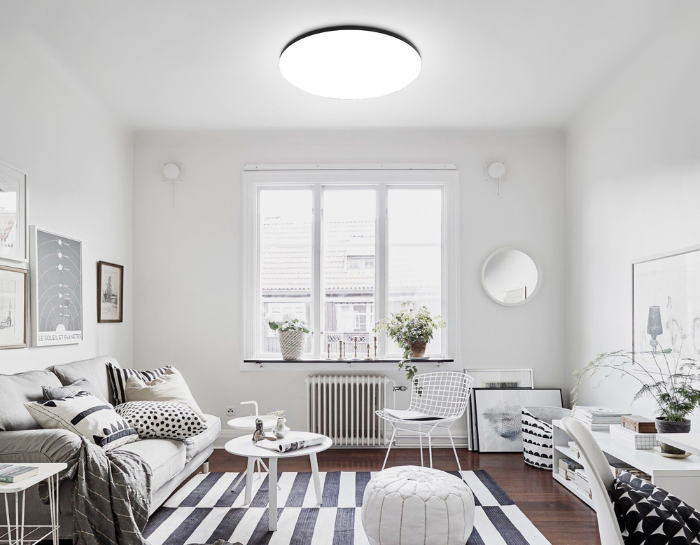 FZ2006 BK черный IP54 30W 3000K-6500K+RGB Wi-Fi Алиса/Tuya/Smart Home/Alexa D450*60 (ПДУ ИК)