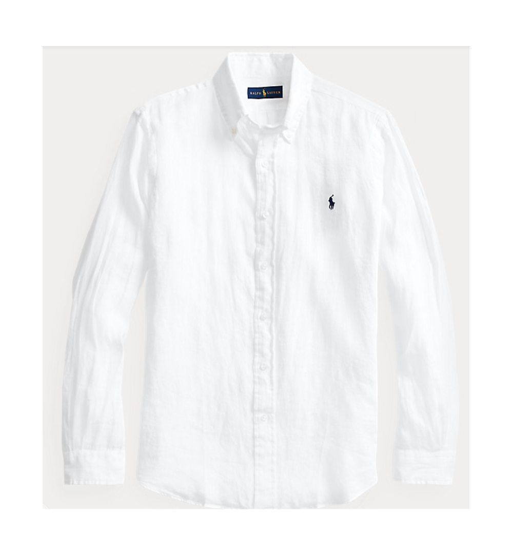 Легкая льняная рубашка Polo Ralph Lauren
