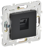 SKANDY Розетка компьютерная RJ45 кат.5E SK-K01Bl черный IEK