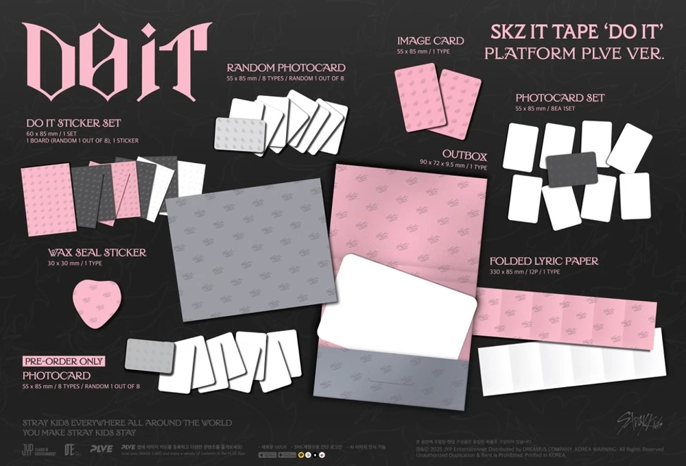 Альбом STRAY KIDS - SKZ IT TAPE DO IT [PLATFORM PLVE ver.]