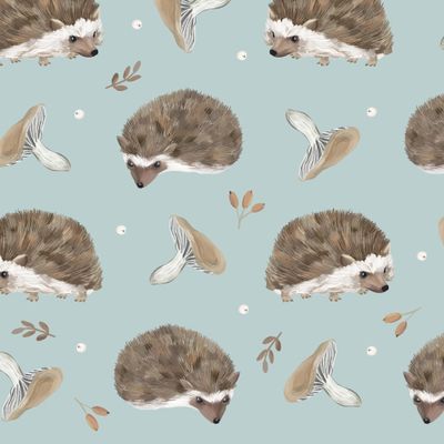 Ёжики на мятном