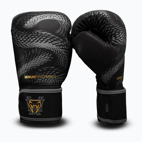 Боксёрские перчатки Venum Matupa Boxing black/grey/gold