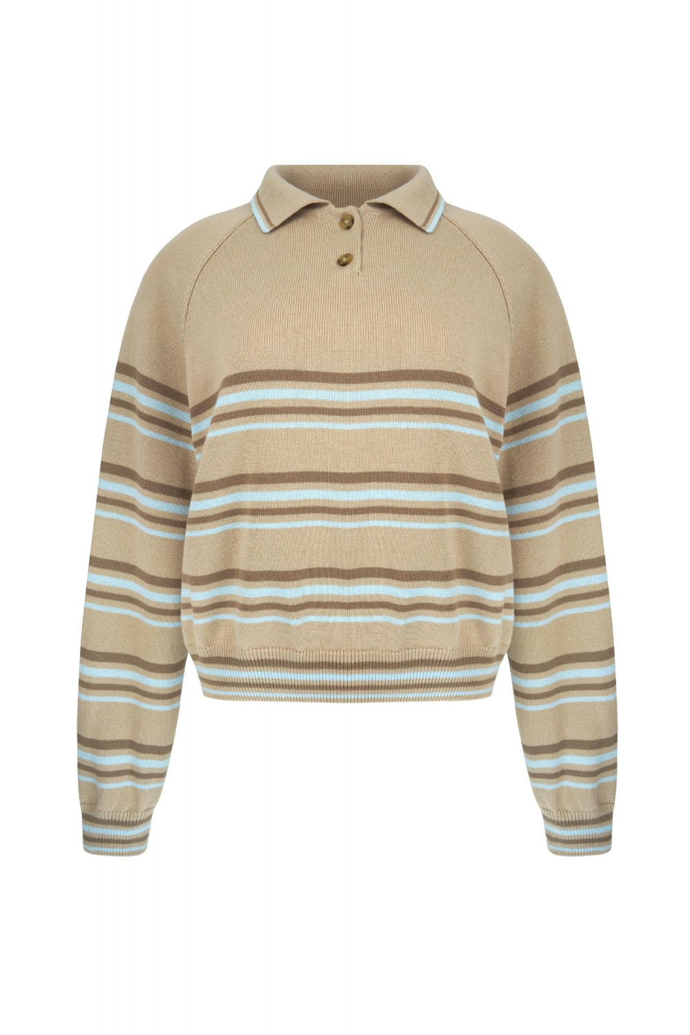 Поло в полоску из хлопка