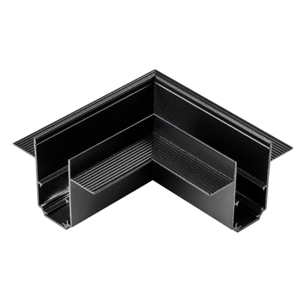 509247 Соединитель угловой горизонтальный UNO для встраиваемого трека ЧЕРНЫЙ