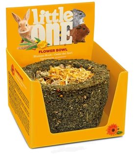 Литтл Уан Лакомство для грызунов Лукошко цветочное, 120гр.