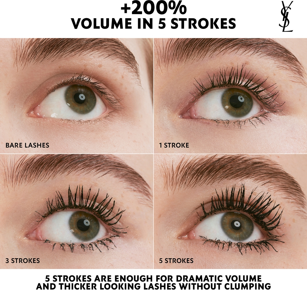 Yves Saint Laurent Lash Clash Waterproof - Водостойкая тушь для объема ресниц для женщин Black, 8 ml