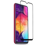Защитное стекло Glass PRO (Full) Screen для Samsung Galaxy A20s (SM-A207) цветное (черная рамка)
