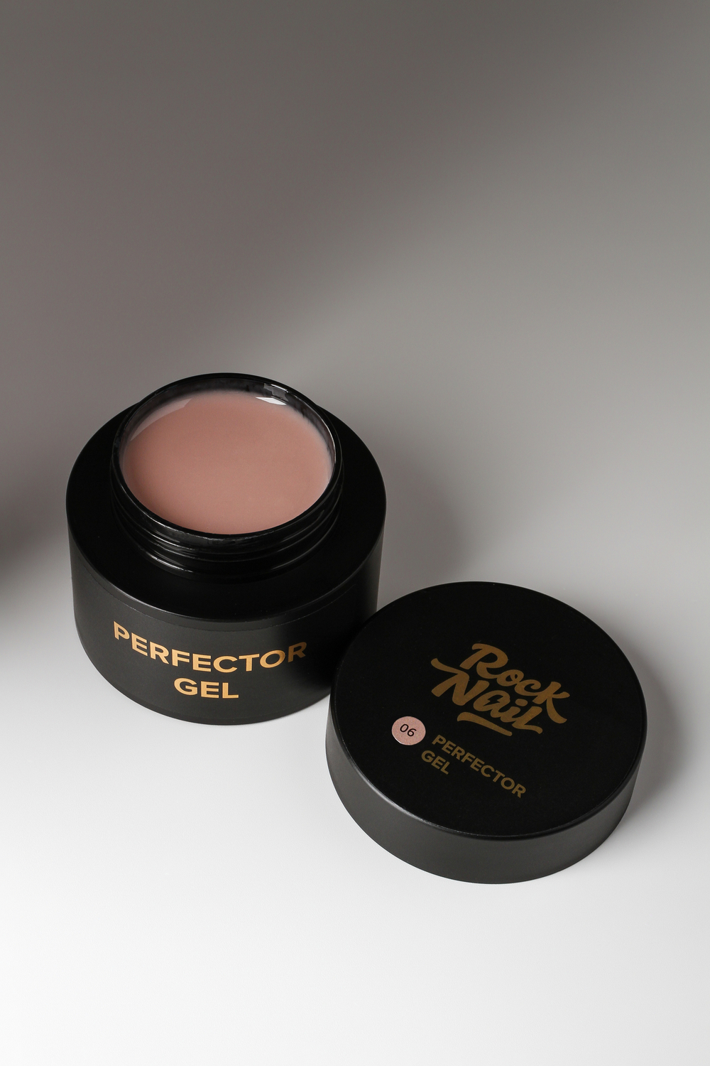 Моделирующий гель для наращивания RockNail Perfector Gel 06 Caramel, 15 мл