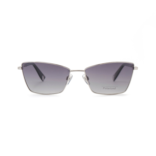 Солнцезащитные очки Megapolis 249 Grey бабочка серебряные