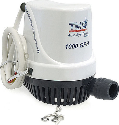 Помпа осушительная, 12 В, 1000GPH (3785 л/ч), автоматическая