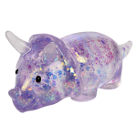 Мякиш с блестками Динозаврик, 4 цвета микс, с-30391