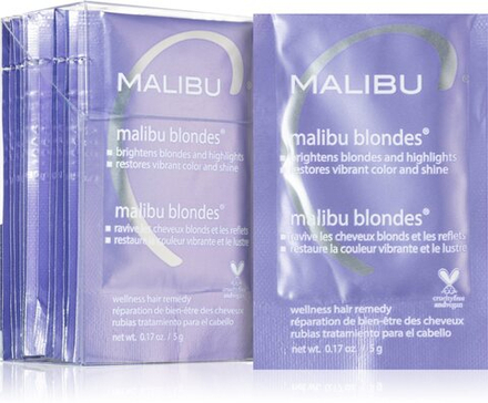 Malibu C Wellness Hair Remedy Malibu Blondes - интенсивный уход за светлыми и балаяжными волосами /   12x5  g  / GTIN 757088159259