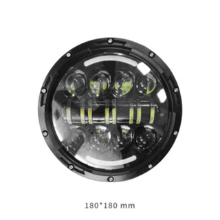 Фара LED 12-24V  7дюймов 2121Нива (Дальний+Ближ+ДХО) 33W пара G0054