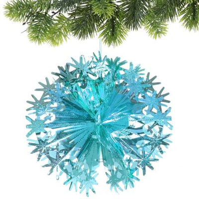 Украшение фольгированное «Волшебный шар» d-30 см, Голубой