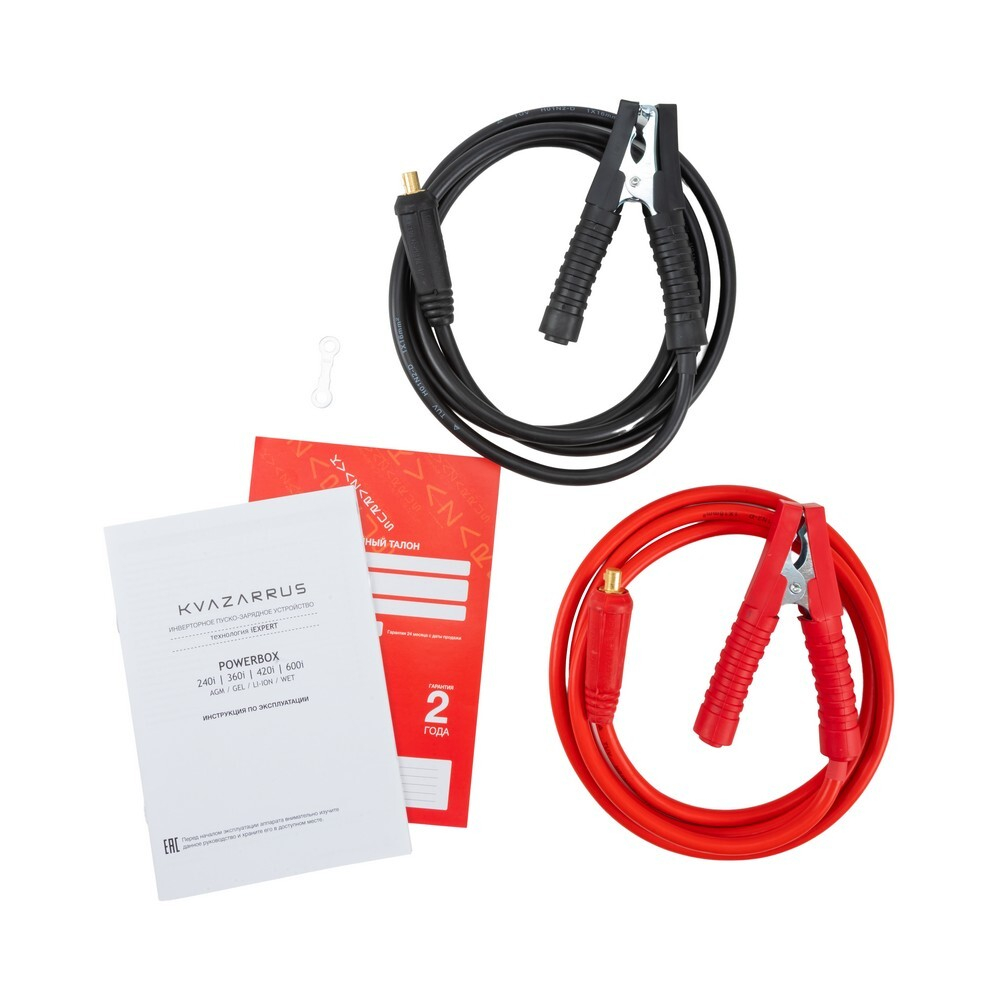 Инверторное пуско-зарядное устройство KVAZARRUS PowerBox 360i, таймер, пластиковый кейс