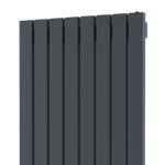 Радиатор WARMMET электрический настенный вертикальный Flat 60VE ГРАФИТ RAL7024